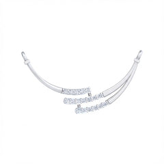 18K Gold & Diamond Dailywear Mangalsutra For Women KRB90035