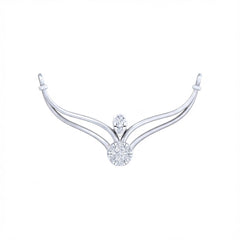 18K Gold & Diamond Dailywear Mangalsutra For Women KRB90032