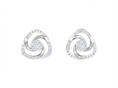 White Gold Diamond Earring | under 40k