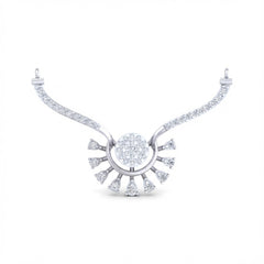 18K Gold & Diamond Dailywear Mangalsutra For Women KRB90046