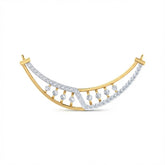 18K Gold & Diamond Dailywear Mangalsutra For Women KRB90044