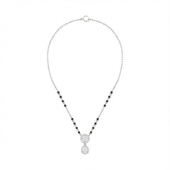 18K Gold & Diamond Beaded Mangalsutra For Women KRE90083