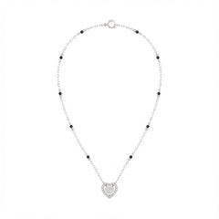 18K Gold & Diamond Heart Mangalsutra For Women KRE90098