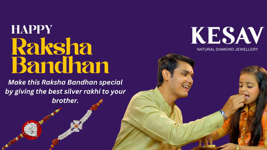 silver rakhi
