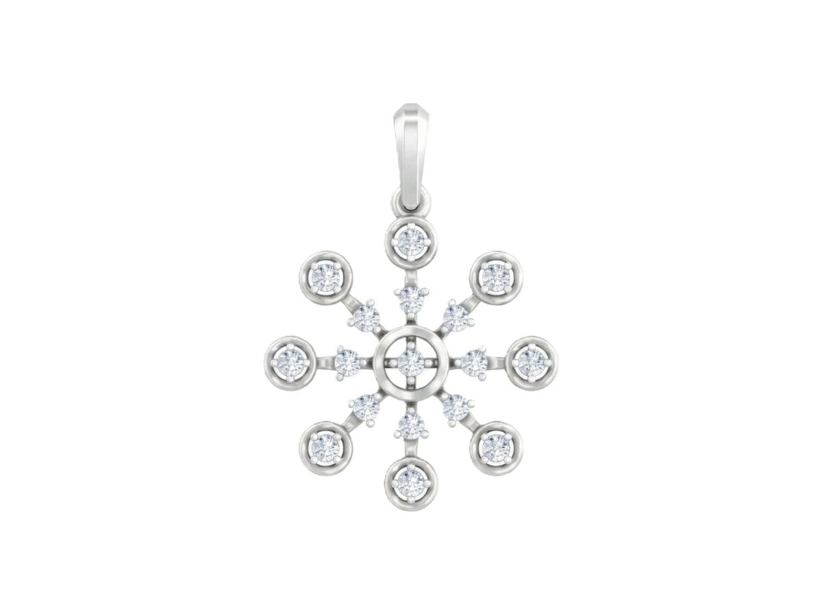 Premium yellow gold diamond pendant crafted with brilliant diamonds for everyday elegance.