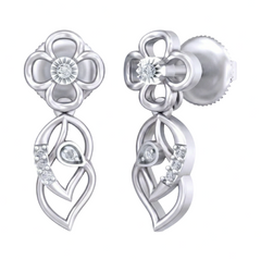 14K Gold & Diamond Women Dangler Earring KRB44054E