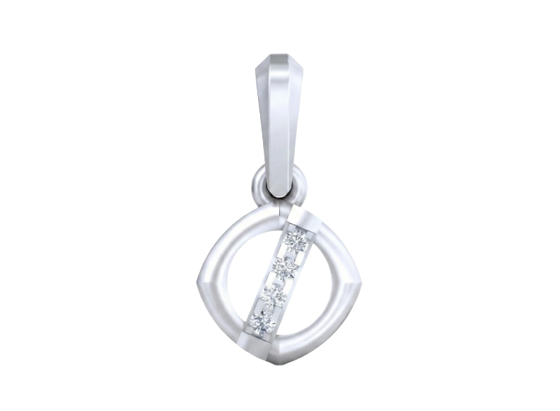 Minimal Gold & Diamond Lightweight Pendant KRB40221