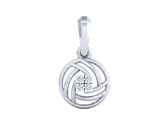 18K Gold & Diamond Dailywear Pendant KSK084