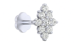 18K Gold & Diamond Stud Nose Pin KRC80299