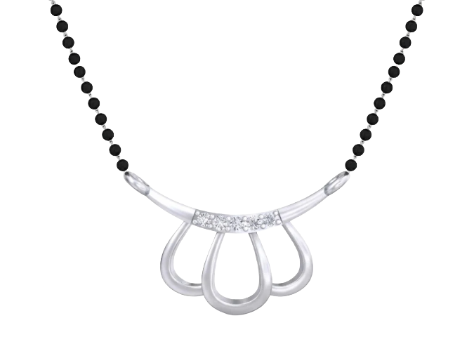 Gold & Diamond Modern Mangalsutra For Women KRC50100