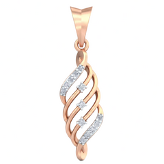 Gold & Diamond Dailywear Pendant Set KRB40048P