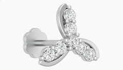 18K Gold & Diamond Stud Nose Pin KRA50072