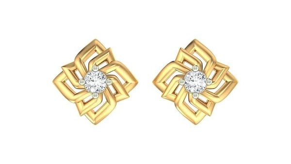 Gold & Diamond Dailywear Women Earring KRB30037
