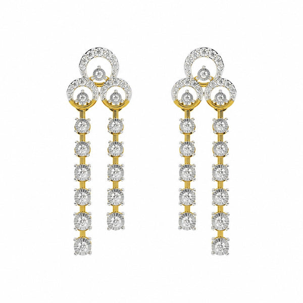 Gold & Diamond Women Chandelier Earring KRC60161E