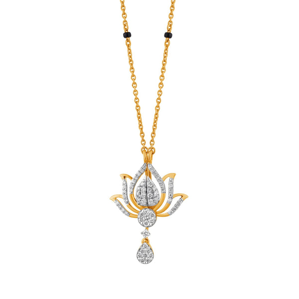 Gold & Diamond Mangalsutra For Women M0061JYD0035