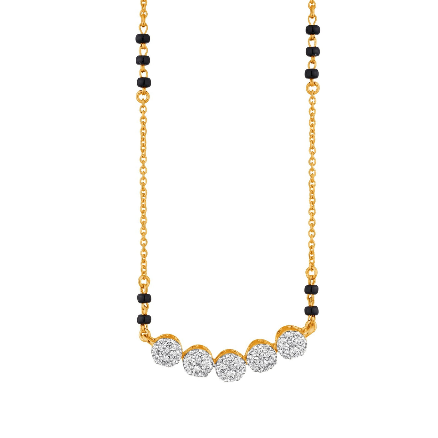 Gold & Diamond Mangalsutra For Women MT6133AZYD0002