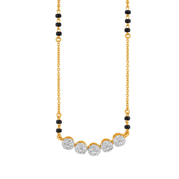Gold & Diamond Mangalsutra For Women MT6133AZYD0002