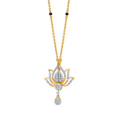 18K Gold & Diamond Mangalsutra For Women M0061JYD0035