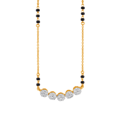 18K Gold & Diamond Mangalsutra For Women MT6133AZYD0002