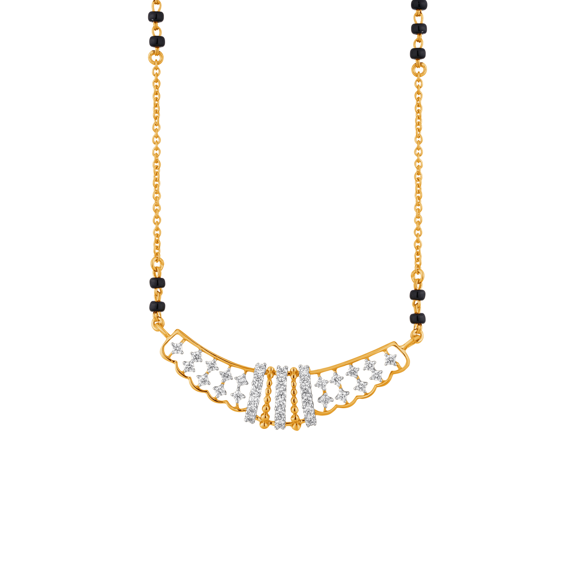 18K Gold & Diamond Mangalsutra For Women M6675MYD0009