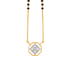 18K Gold & Diamond Mangalsutra For Women M6035PYD0020