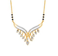 18K Gold & Diamond Mangalsutra For Women M6809MYD0002