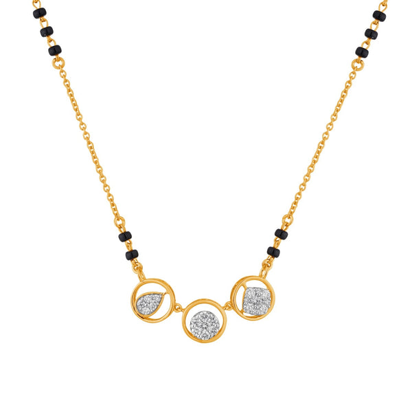 Gold & Diamond Mangalsutra For Women M6612MYD0010