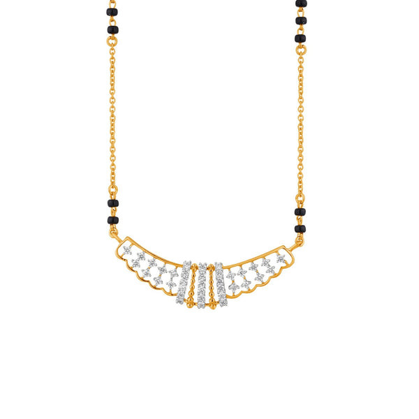 Gold & Diamond Mangalsutra For Women M6675MYD0009