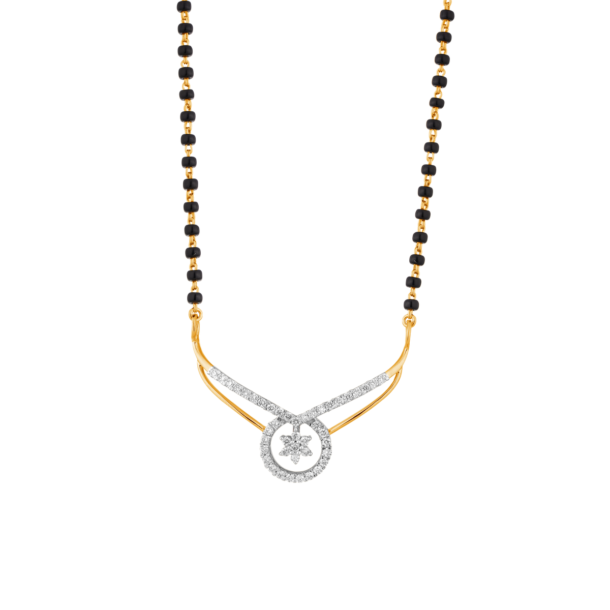 18K Gold & Diamond Mangalsutra For Women MN6334MYD0120