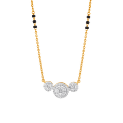 18K Gold & Diamond Mangalsutra For Women MT6007AZYD0004