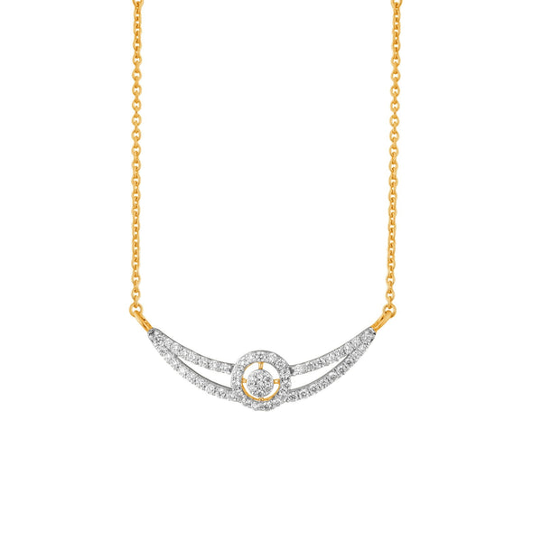 Gold & Diamond Mangalsutra For Women M6598MYD0009