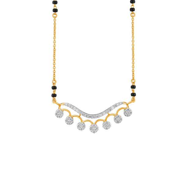 Gold & Diamond Mangalsutra For Women M6587MYD0092