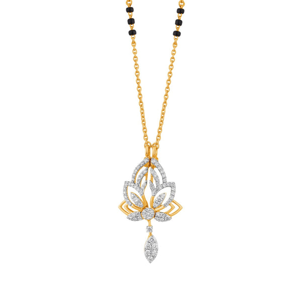 Gold & Diamond Mangalsutra For Women M0065JYD0008