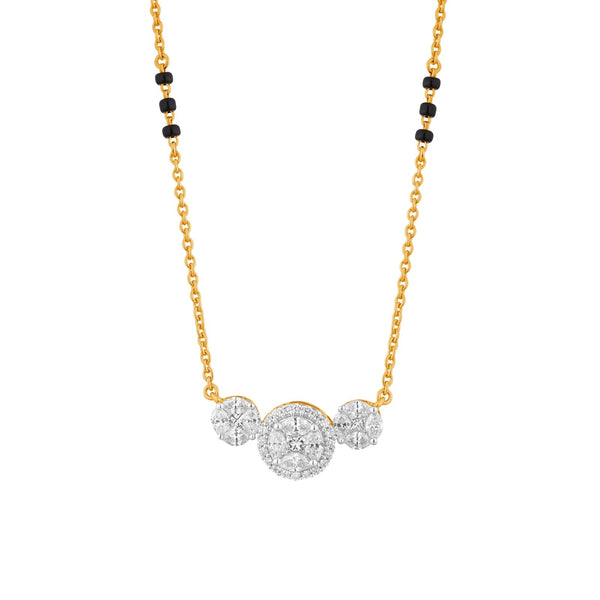 Gold & Diamond Mangalsutra For Women MT6153AZYD0001
