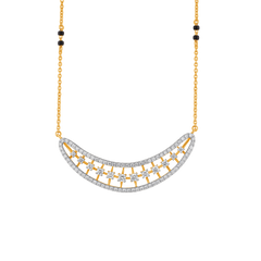 18K Gold & Diamond Mangalsutra For Women MT6062AZYD0001