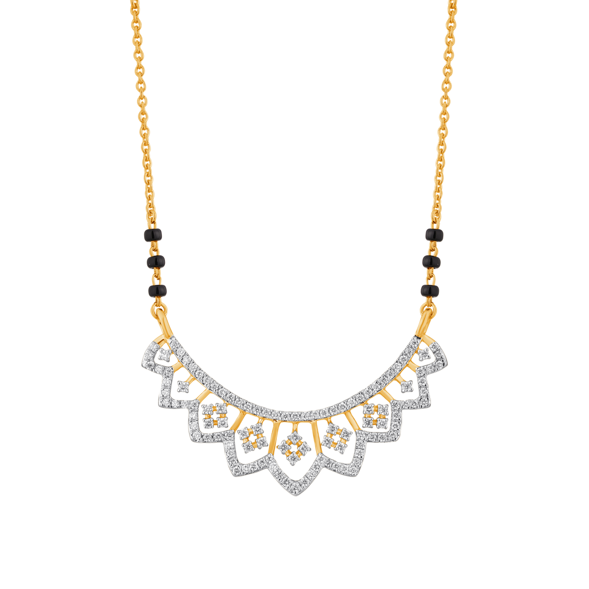 18K Gold & Diamond Mangalsutra For Women M0017JYD0032