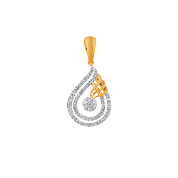 Gold & Diamond Pendant P6163JYD0005