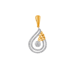 18K Gold & Diamond Pendant P6163JYD0005