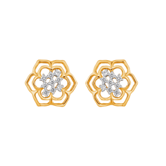 18K Gold & Diamond Women Earring ES8732MYD0010