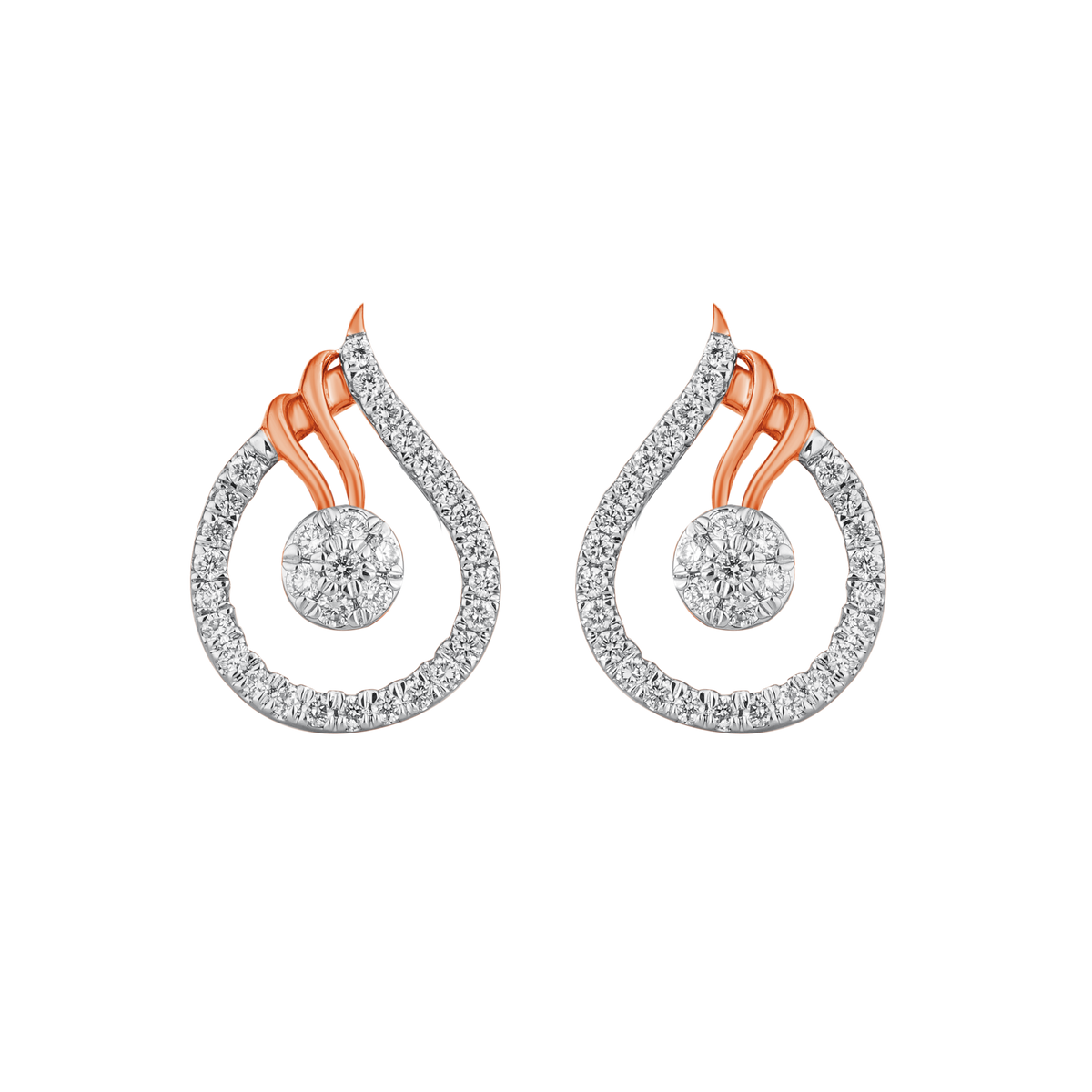 18K Gold & Diamond Women Earring EP6163JYD0012