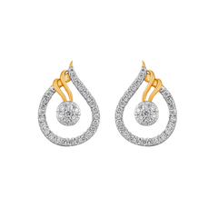 18K Gold & Diamond Women Earring EP6163JYD0012