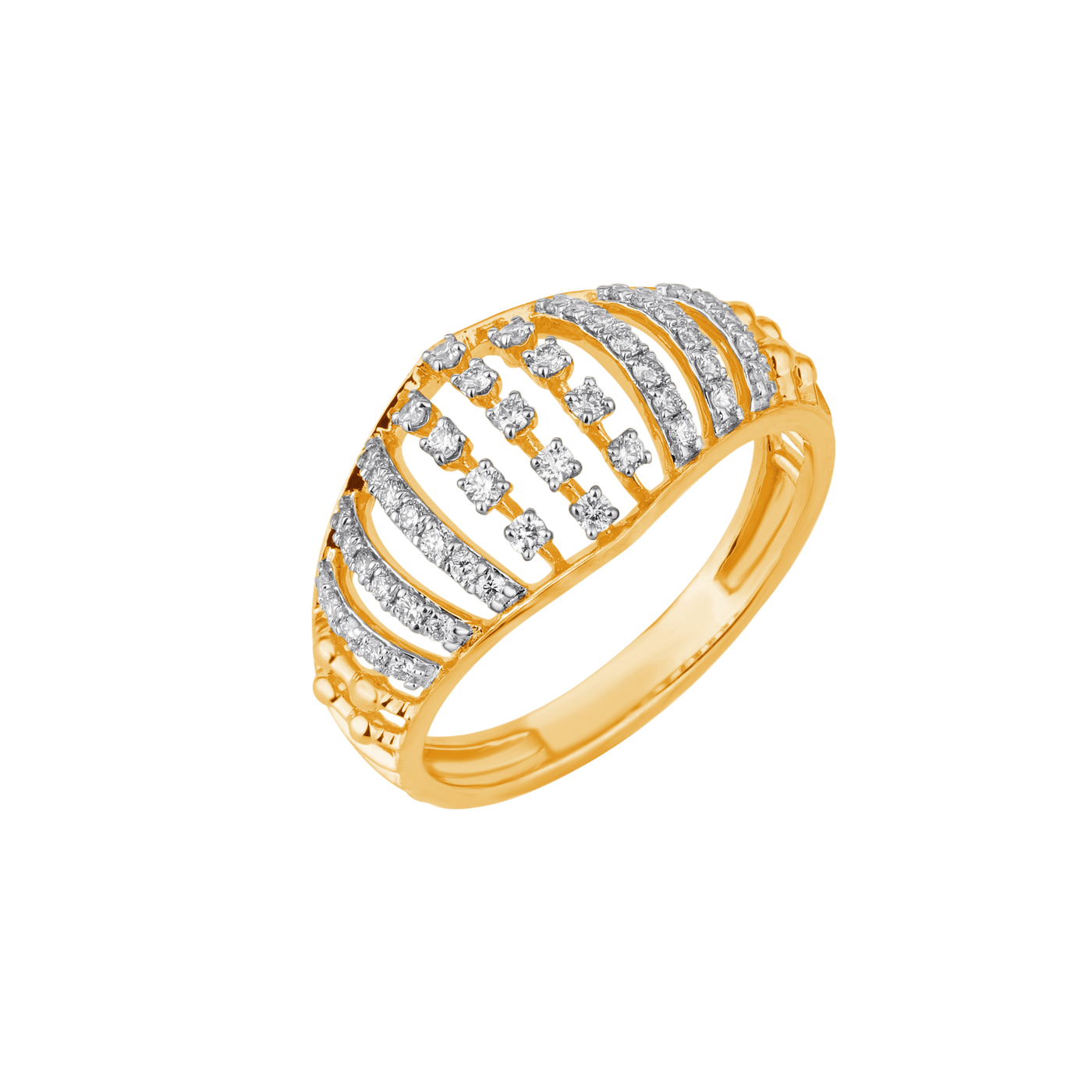 Gold & Diamond Ring For Women R5378MYD0001