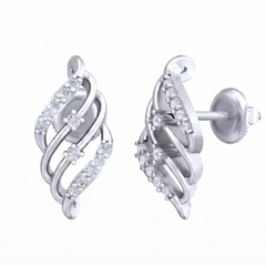 White Gold Diamond Earring | under 40k 