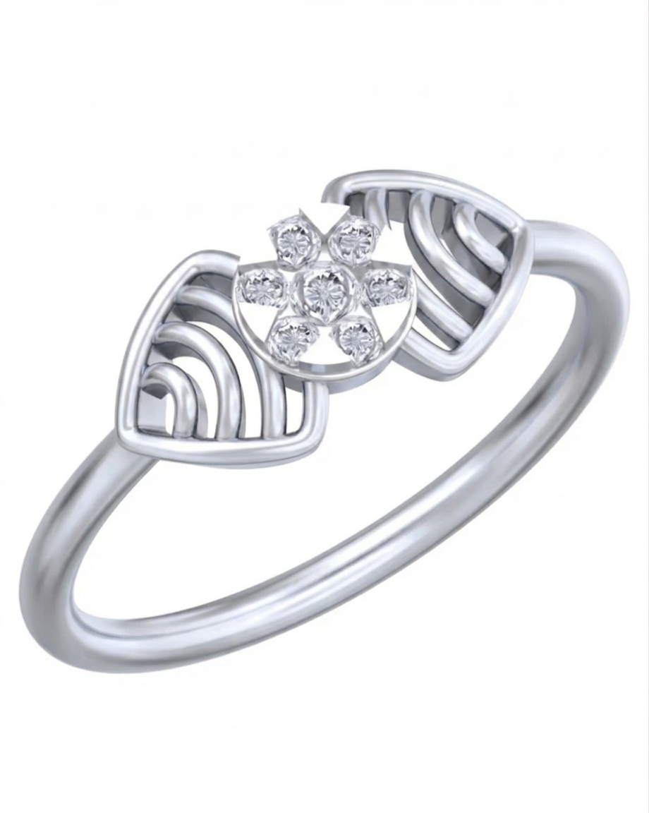 Gold & Diamond Engagement Ring For Women KRB10215