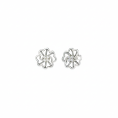 18K Gold & Diamond Women Stud Earring KER-107