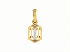 18K Gold & Diamond Dailywear Pendent Set KSK130