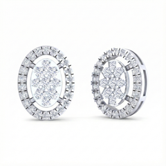 18K Gold & Diamond Women Stud Earring KRB40026E