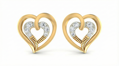 18K Gold & Diamond Women Stud Earring KRA40151E