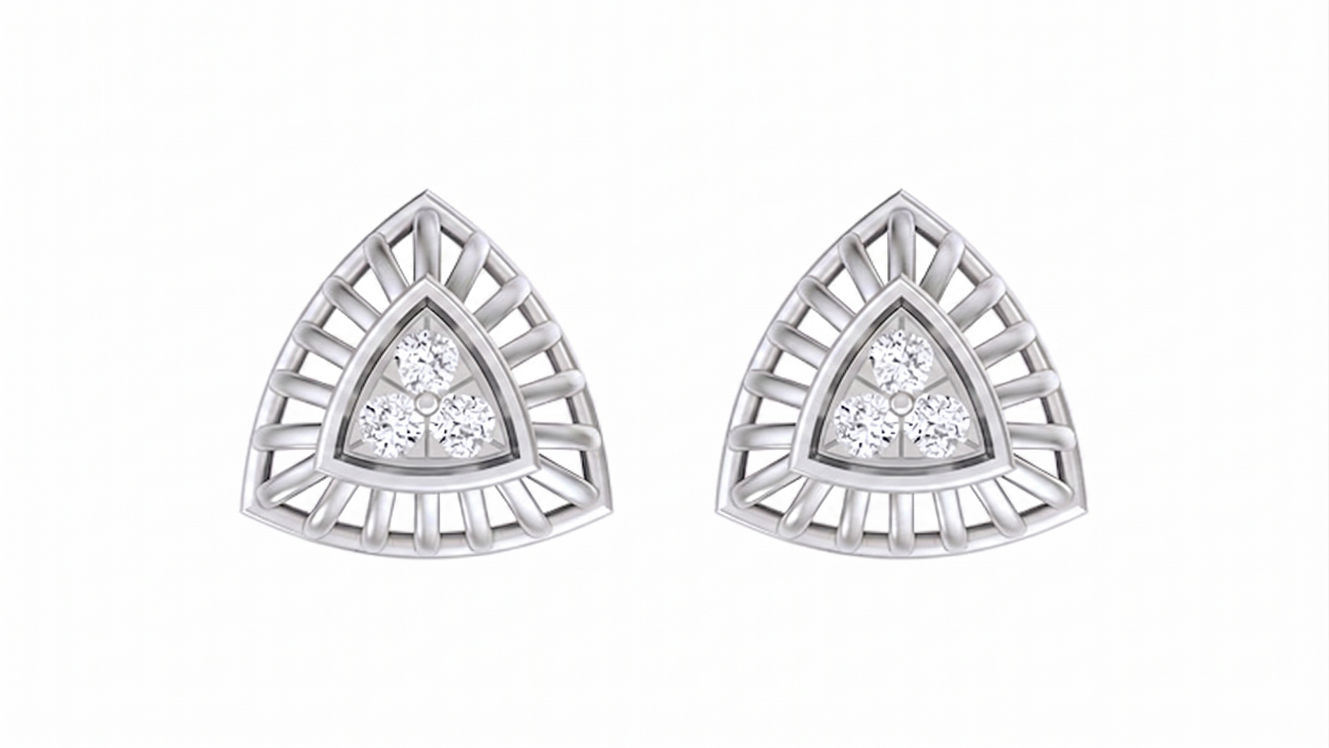 White Gold Diamond Earring | under 40k 