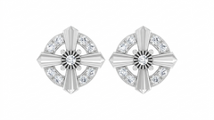 Gold & Diamond Women Stud Earring KRC40717E